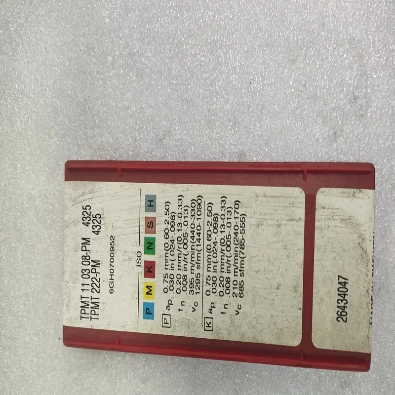 

Hard alloy cutting blades TPMT110304-PM 4325