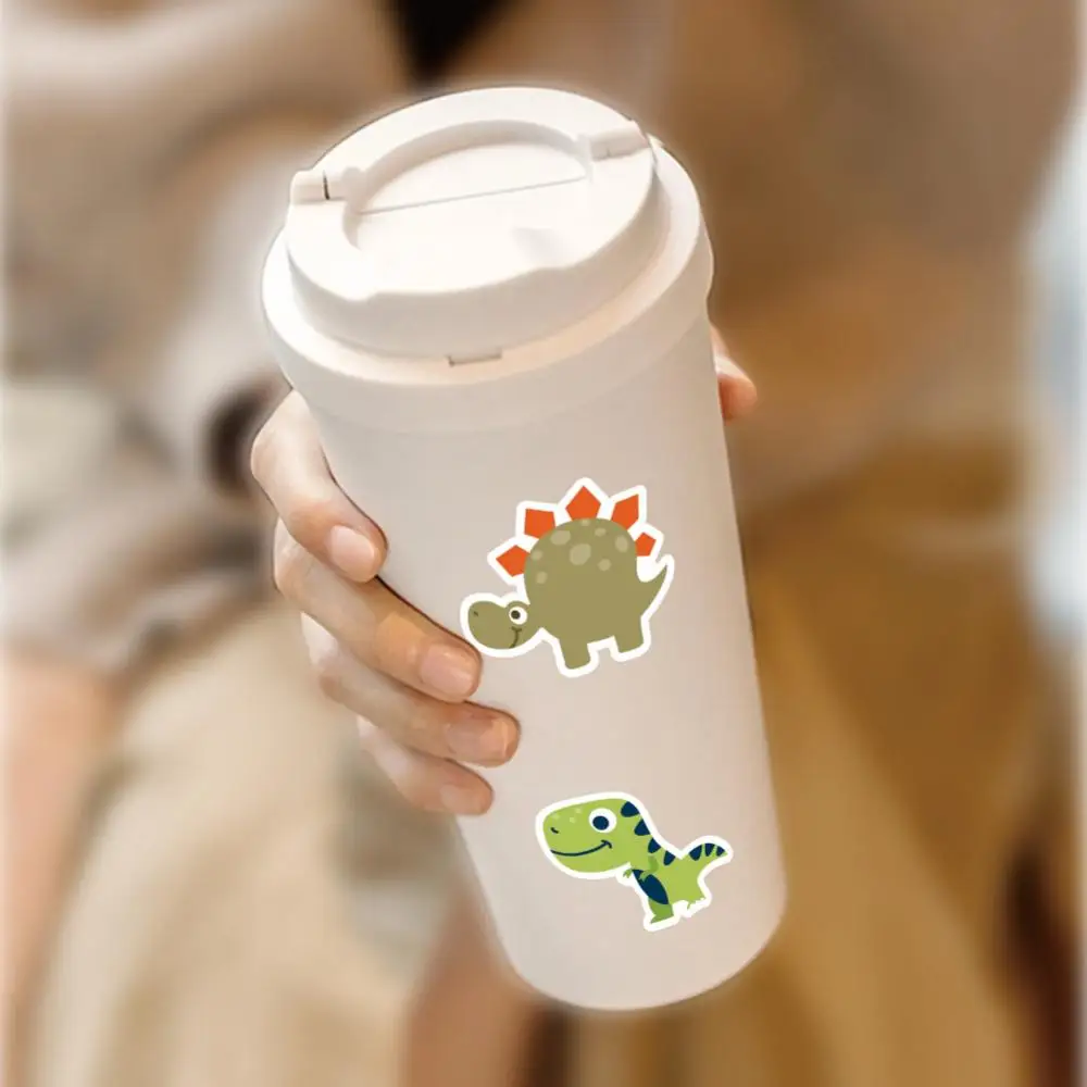 60Pcs Colorful Cute Dinosaurs Stickers Ornament Luggage Phone Notebook Stationery Graffiti DIY Funny Cartoon Decorative Stickers