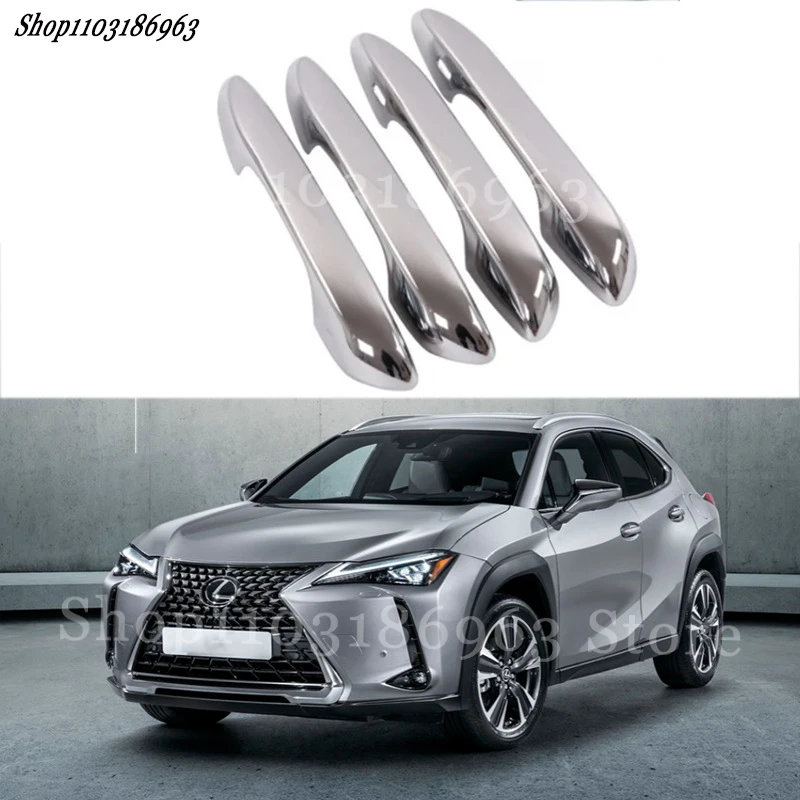 

Глянцевая черная накладка на дверную ручку, наклейка, отделка для Lexus UX200 UX250h 18-22, автомобильная наклейка, аксессуары для стайлинга автомобиля, крышка, автозапчасти