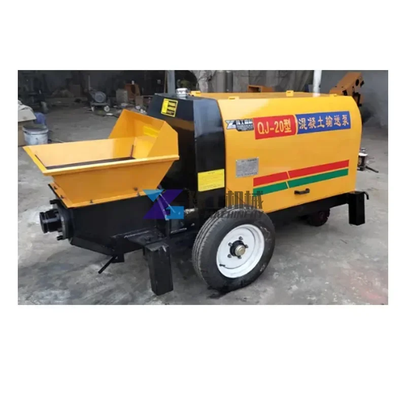 High Efficiency Diesel 40m3/h Concrete Pump Machine Stationary Concrete Pump Customization Mini Concrete Pump