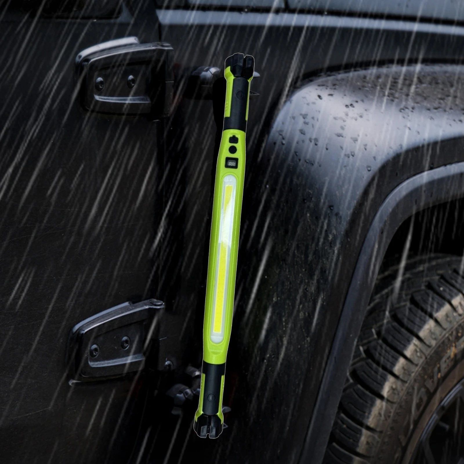Super Bright Intelligent Digital Display Magnetic Work Light Rechargeable Underhood WorkLamp Bar For Car Repair Outdoor lighting
