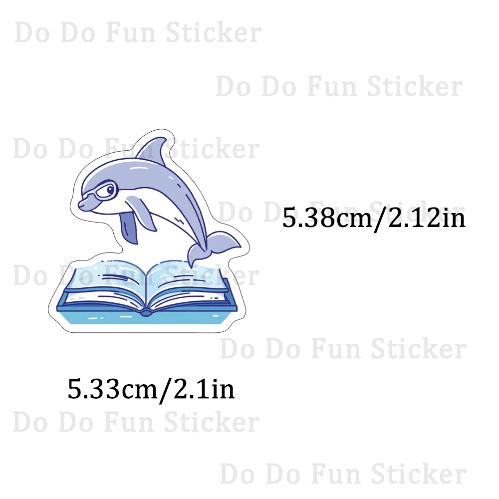 50 pçs dos desenhos animados aprendizagem criativa amor leitura animal tiantuan adesivos à prova dwaterproof água decoração caixa de papelaria portátil caso do telefone