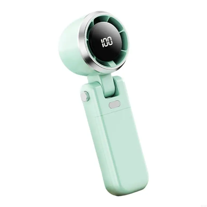 808F静かなファンハンドヘルドファンパワフルファン静かなファンポータブルファンABSベッドルームオフィスや学校の使用に適したテクスチャー