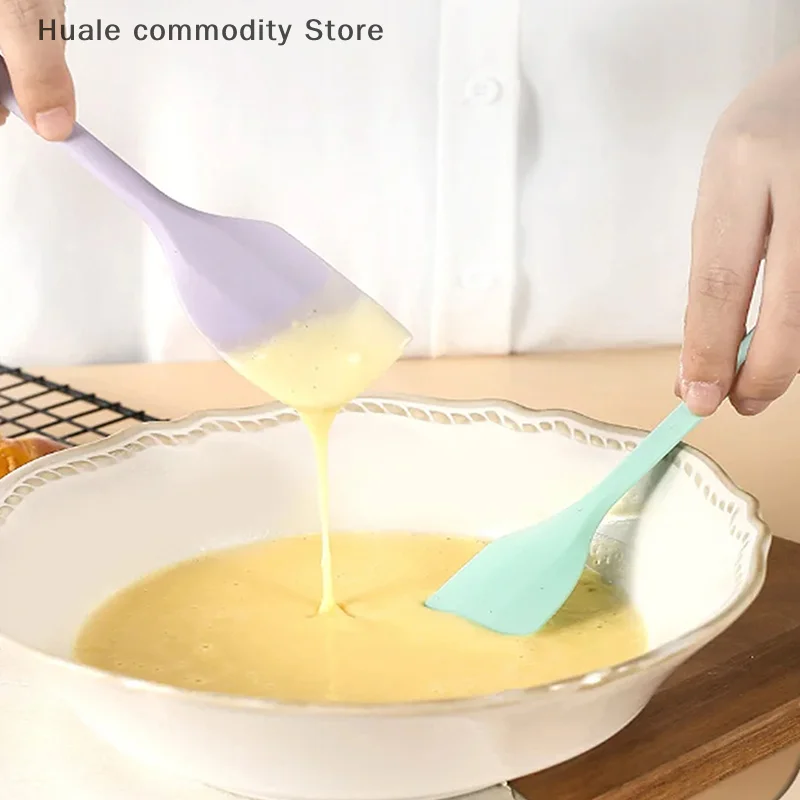 Spatula Krim Silikon Spatula Anti Lengket Tahan Panas Sempurna untuk Memasak Memanggang & Mengaduk Alat Dapur Kue DIY Aman untuk Makanan
