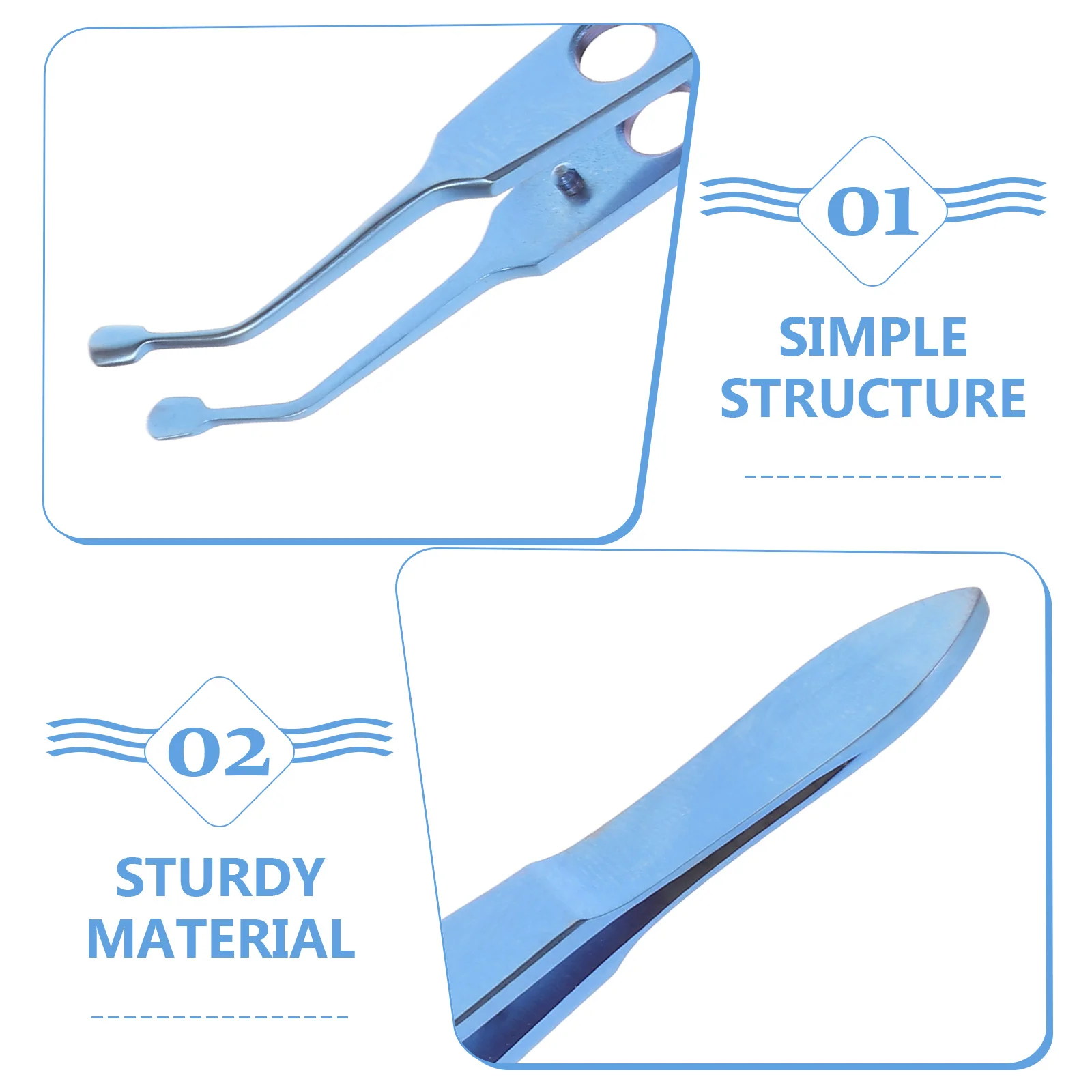 เครื่องมือกดต่อมเมไบโอมีนสำหรับผู้หญิง คีมหนีบเปลือกตาโลหะความแม่นยำสูง ใช้งานสะดวก