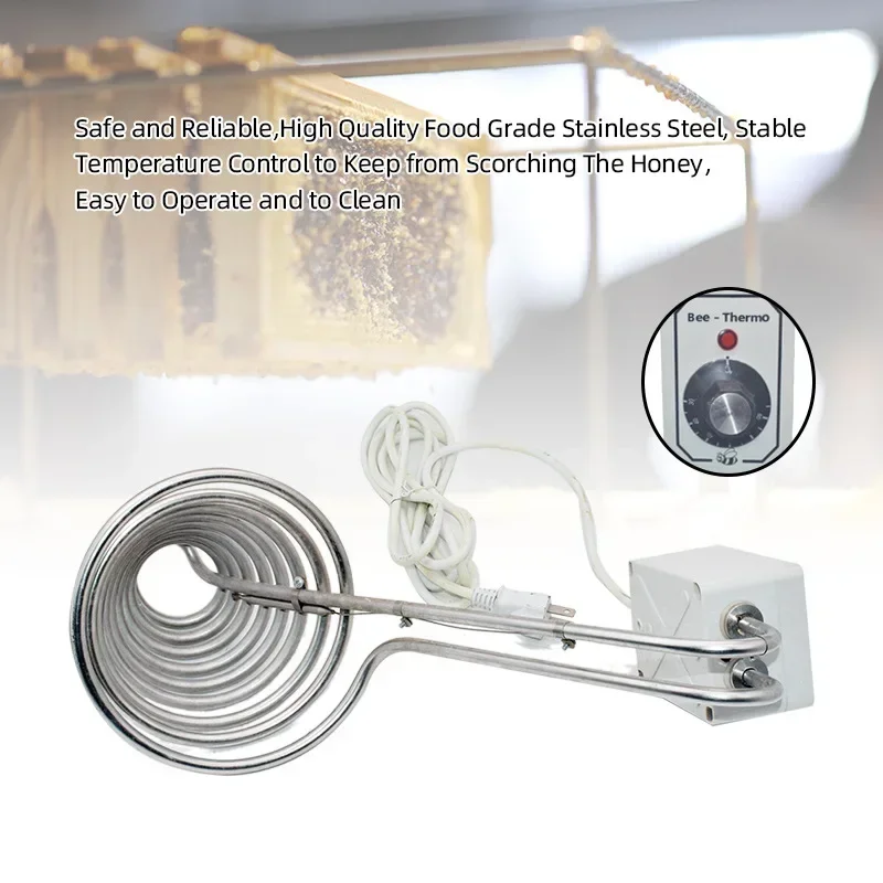 Honey Melter Circle Liquefy Honey Crystallized Melter Beeswax Extractor Beekeeping Equipment