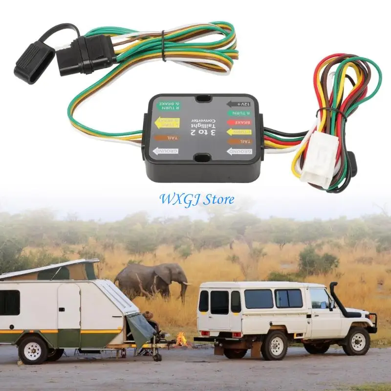 37JE 4 Pin 3 Way 2 Trailer Wiring Harness ABS Suitable for 2021 to 2024 MPV