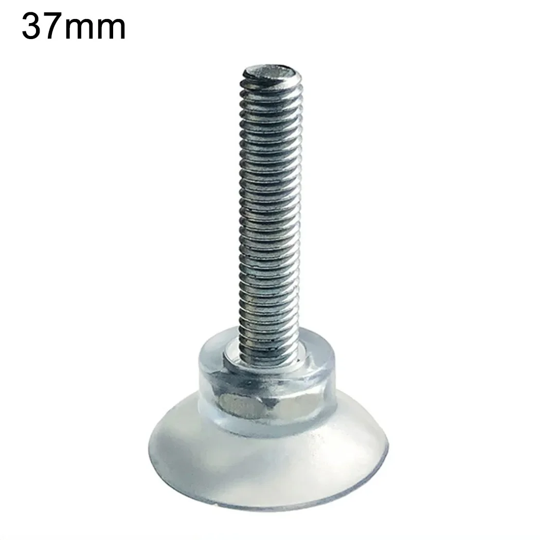 Clear Suction Hooks Transparent Turn 34mm/37mm/50mm M8 Nut Pad Suckers Plastic Rubber Suction Cups Thumb Screw