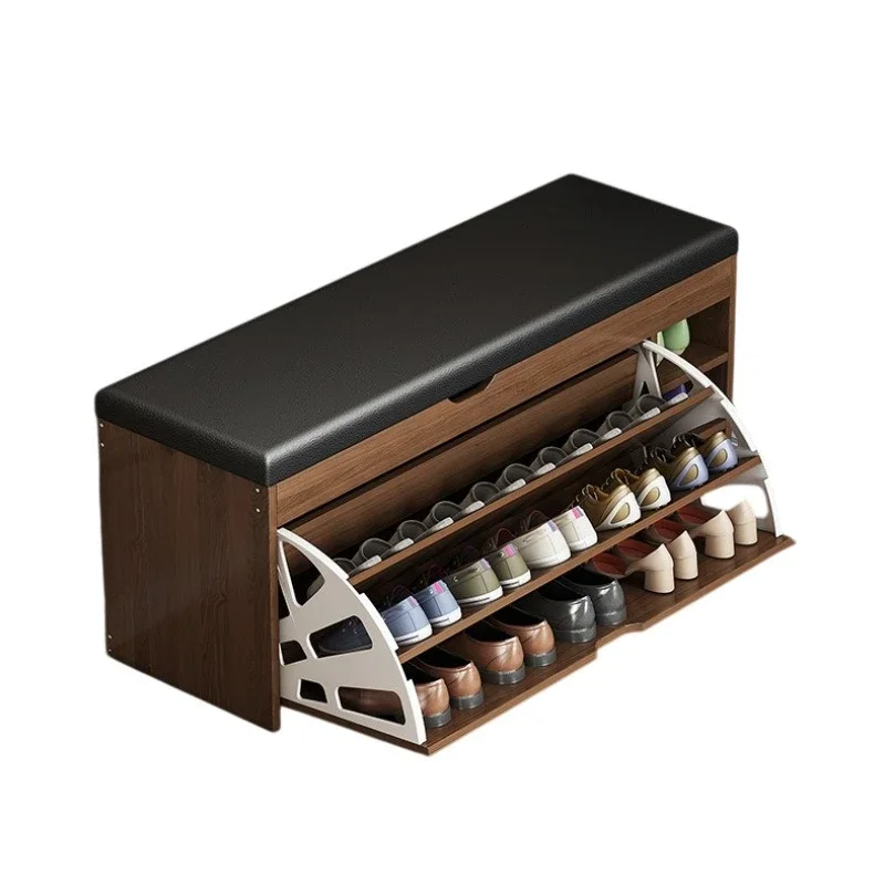 

Home change shoe stool Household seated cabinet rack seat integrated