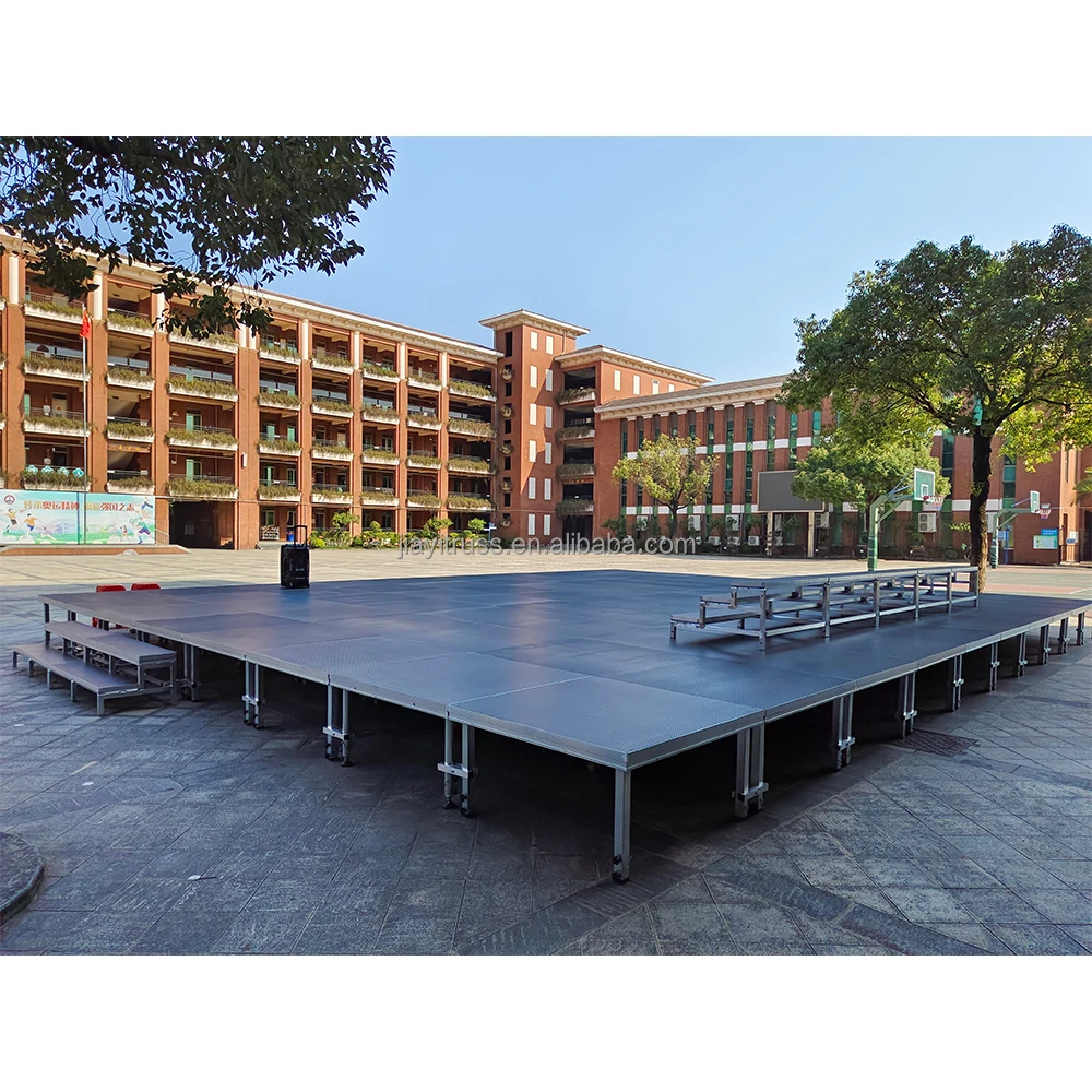 Quick Lock Aluminum Portable Modular Stage 1*2m