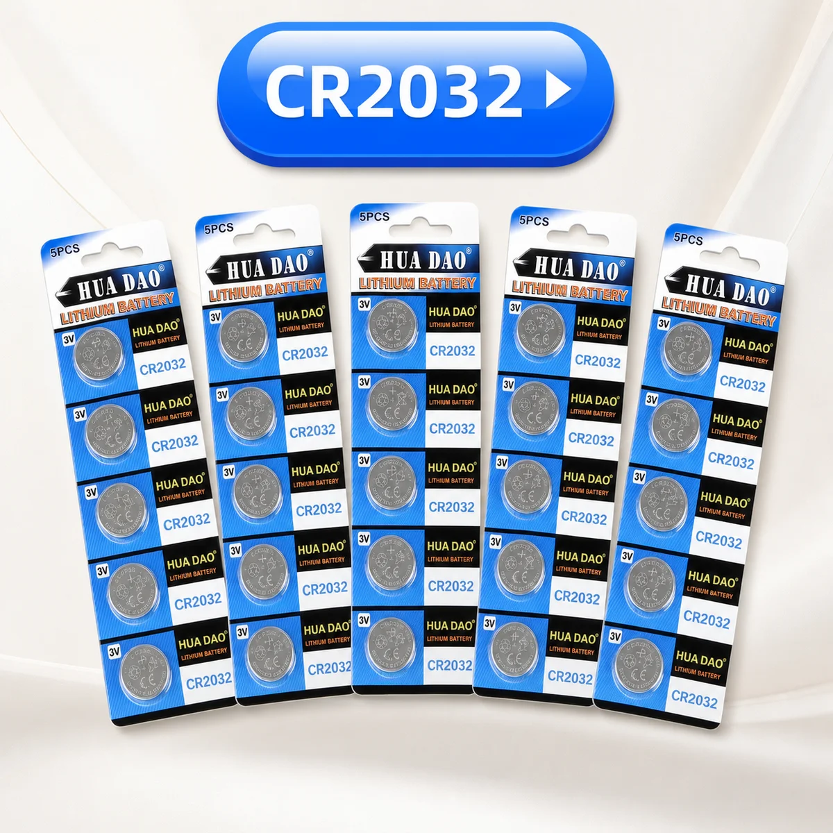 Stable Power Lithium Coin Cell Battery CR2032 3V 200mAh Replacement Battery For Watch Toy Calculator Car Key Remote Control