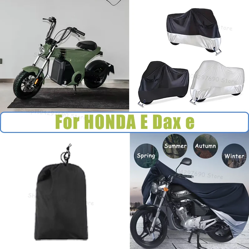 210D Oxford Motorcycle Cover Waterproof All Season UV Protection For HONDA E Dax e Anti-Tear Windproof Motorbike Cover