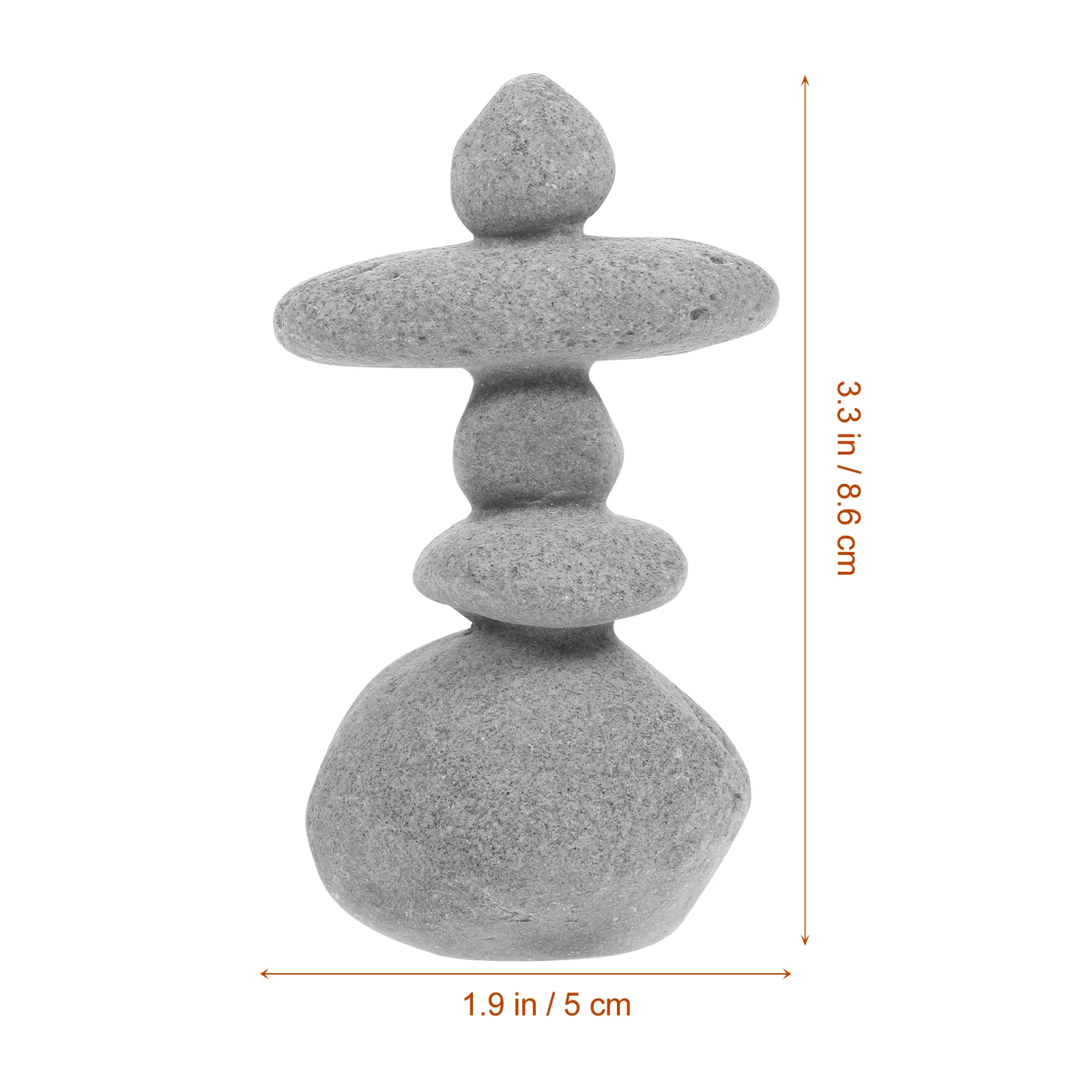 

Delicate Resin Stone Rockery Ornament Micro Landscape Decoration Garden Outdoor Flowerpot Fish Tank Adornment Realistic