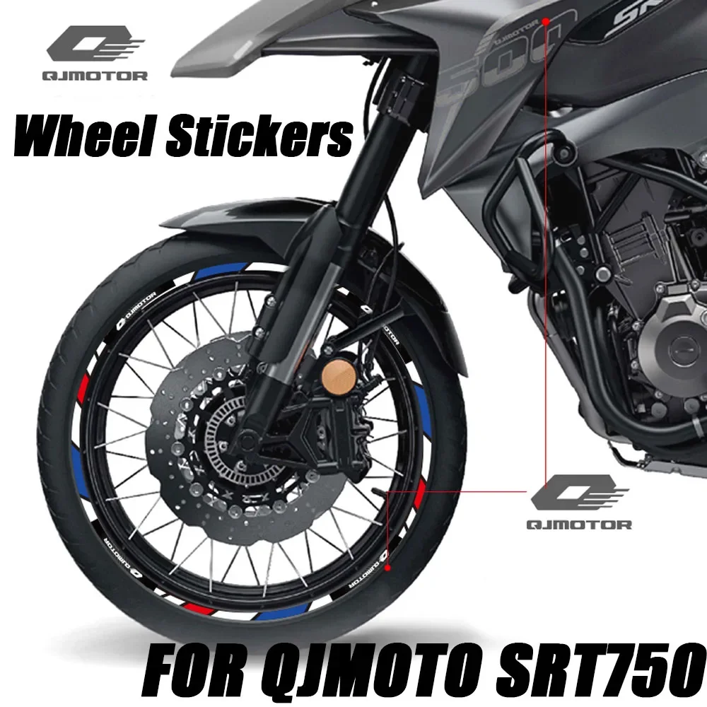 

For QJMOTO SRT750 750SRT SRT 750 QJ MOTOR Motorcycle Wheel Rim Sticker Stripe Decal Tape Accessories