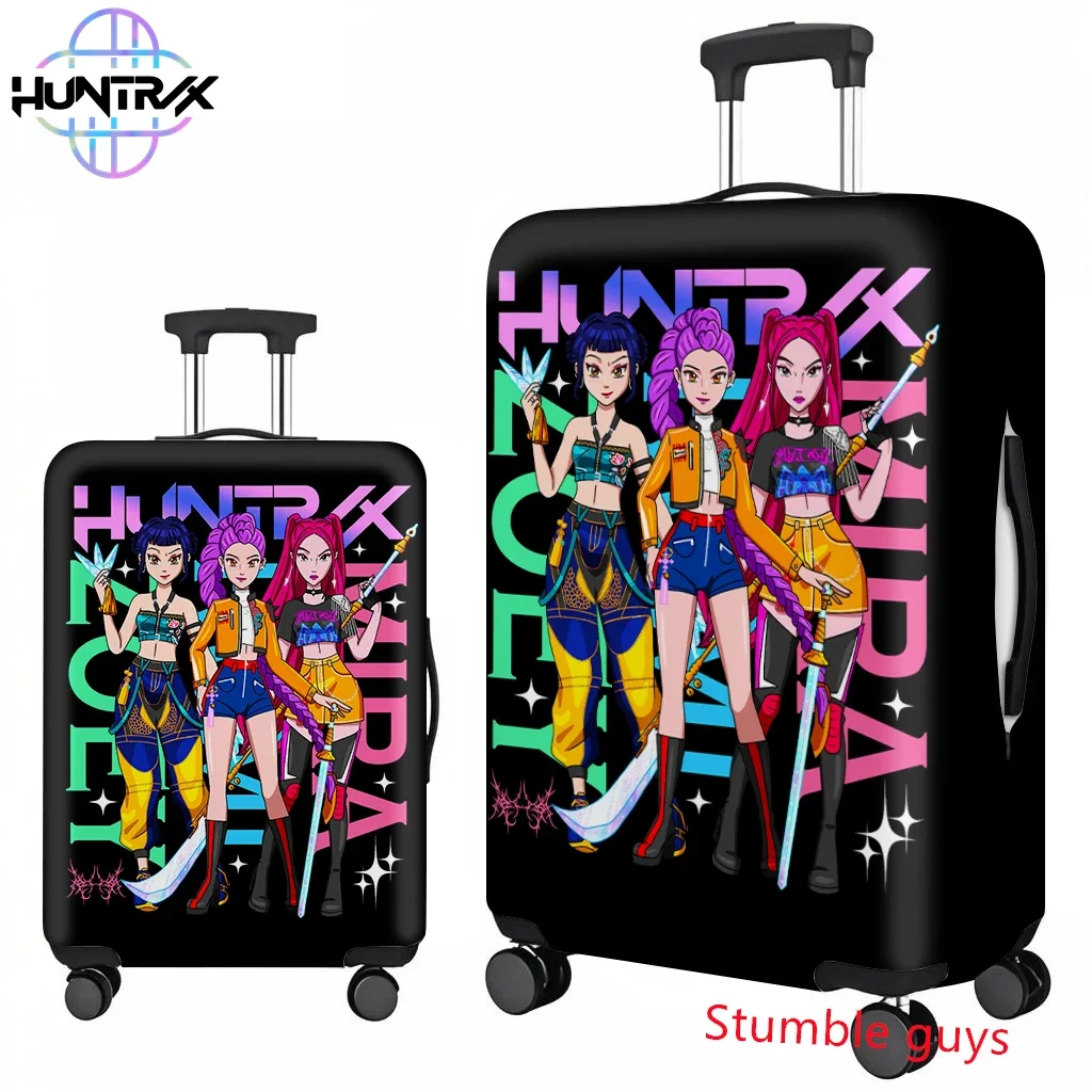 غطاء الأمتعة Anime Kpop Demon Hunters يناسب حقائب السفر الناعمة مقاس 18-32 بوصة #5