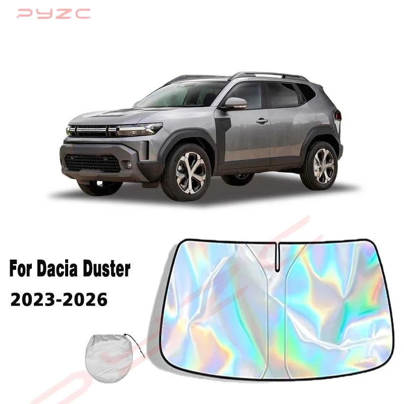 

For Dacia Duster 2023-2026 Car Windshield Sunshade Cover Front Window Sun Shade Visor Auto Interior UV Protection