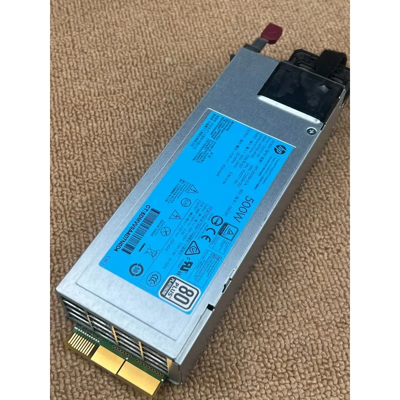 for HP DL360 DL380 Gen9 G9 Server 500W Power Supply Unit Replacement Compatible with HPE ProLiant Servers High Efficiency
