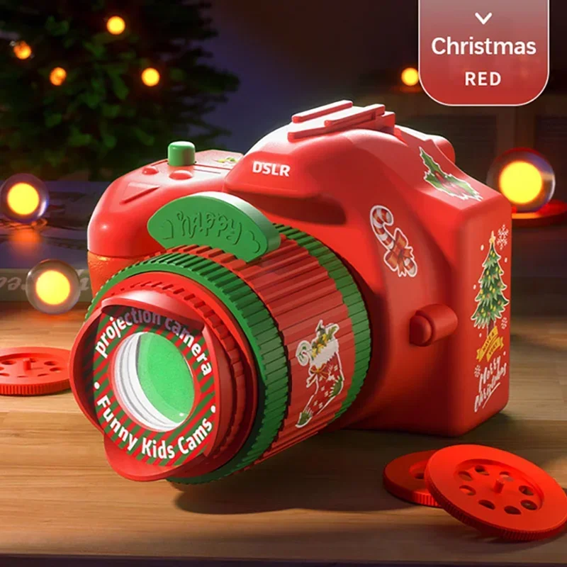 

Christmas camera projector decoration atmosphere luminous toy children's children's baby intelligence Christmas holiday toy gift