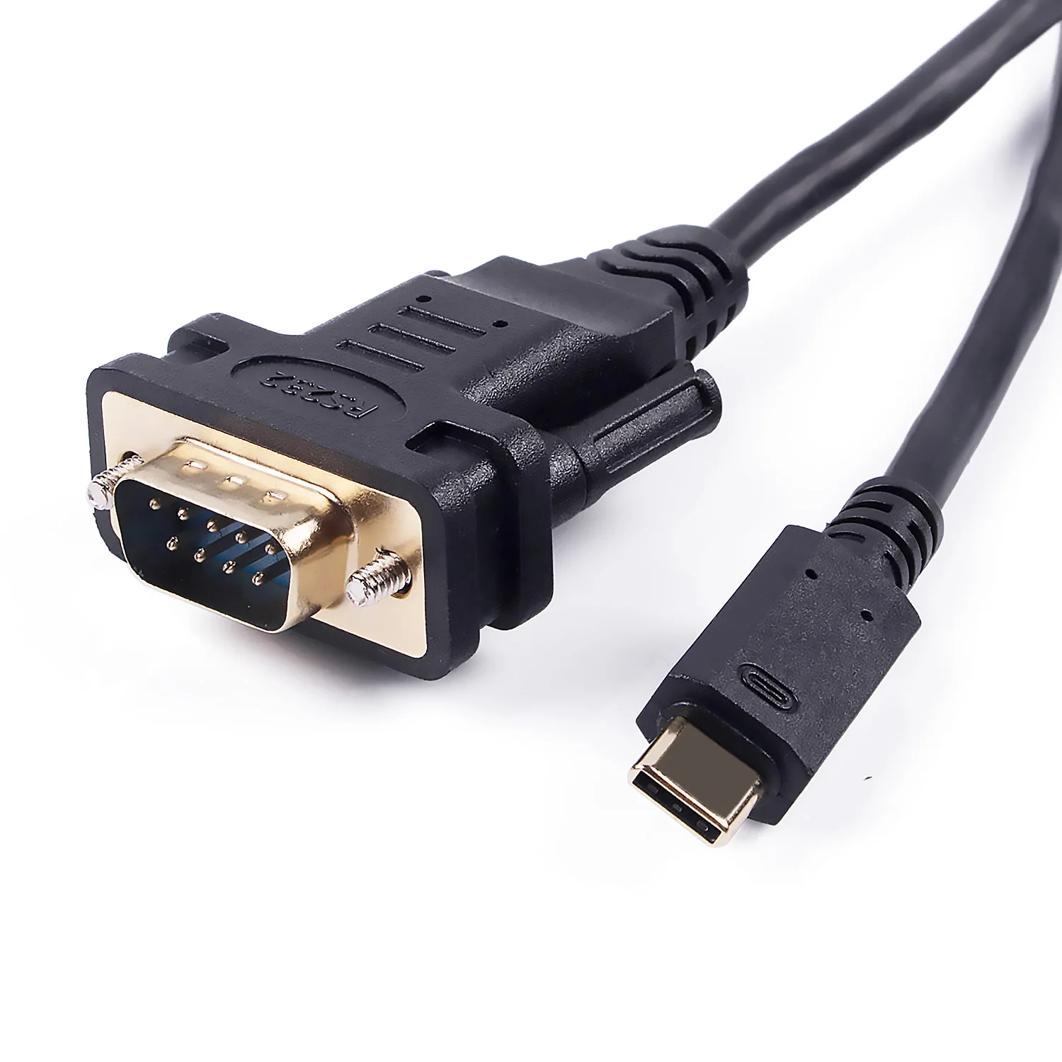 USB Type C USBC Typec to RS232  Serial Cable Converter PDA  DB9 Male 9 Pin Cable Adapter FTDI for Win 11 10 7 8.1