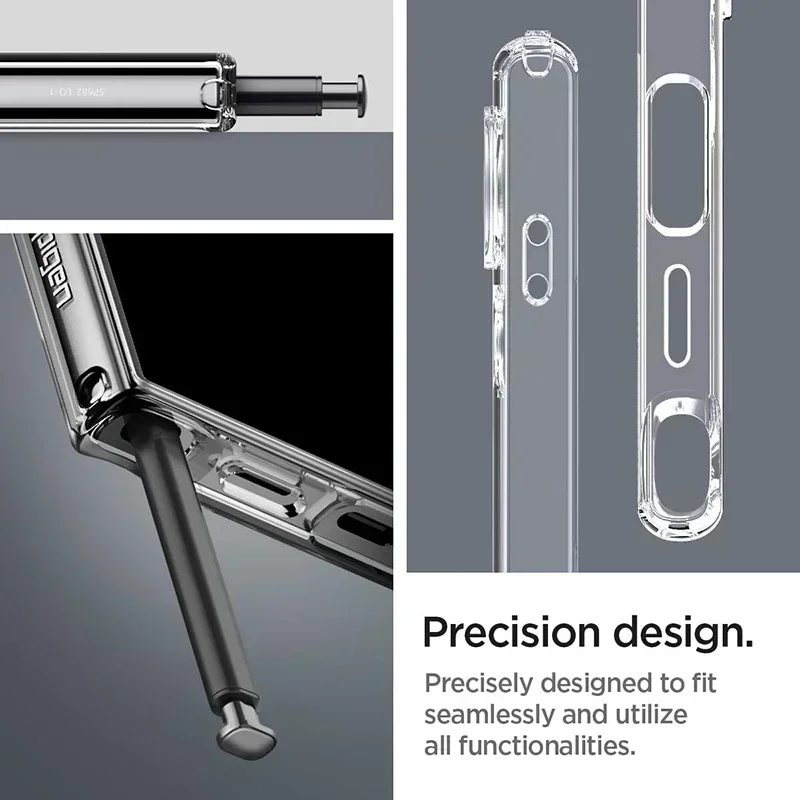 حافظة من السيليكون الشفاف رفيعة للغاية لهاتف سامسونج جالاكسي S24 S23 S21 FE S22 Ultra Plus غطاء خلفي ناعم من مادة البولي يوريثان S24Ultra S24 +