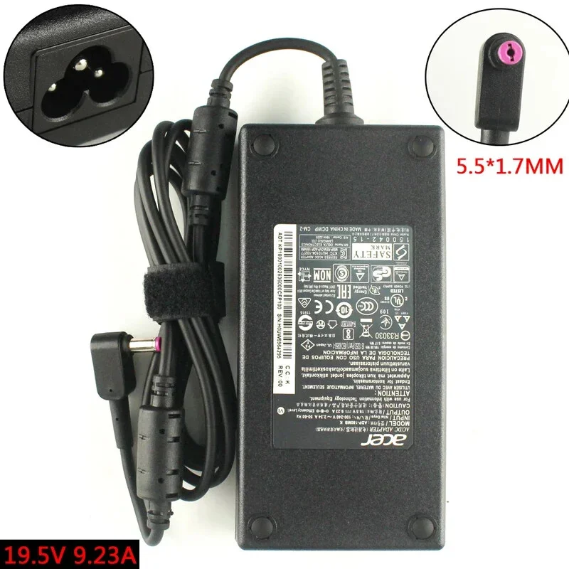 Baru untuk pengisi daya Laptop ADP-180MB K Acer asli dan adaptor AC 19.5V 9,23a 180W