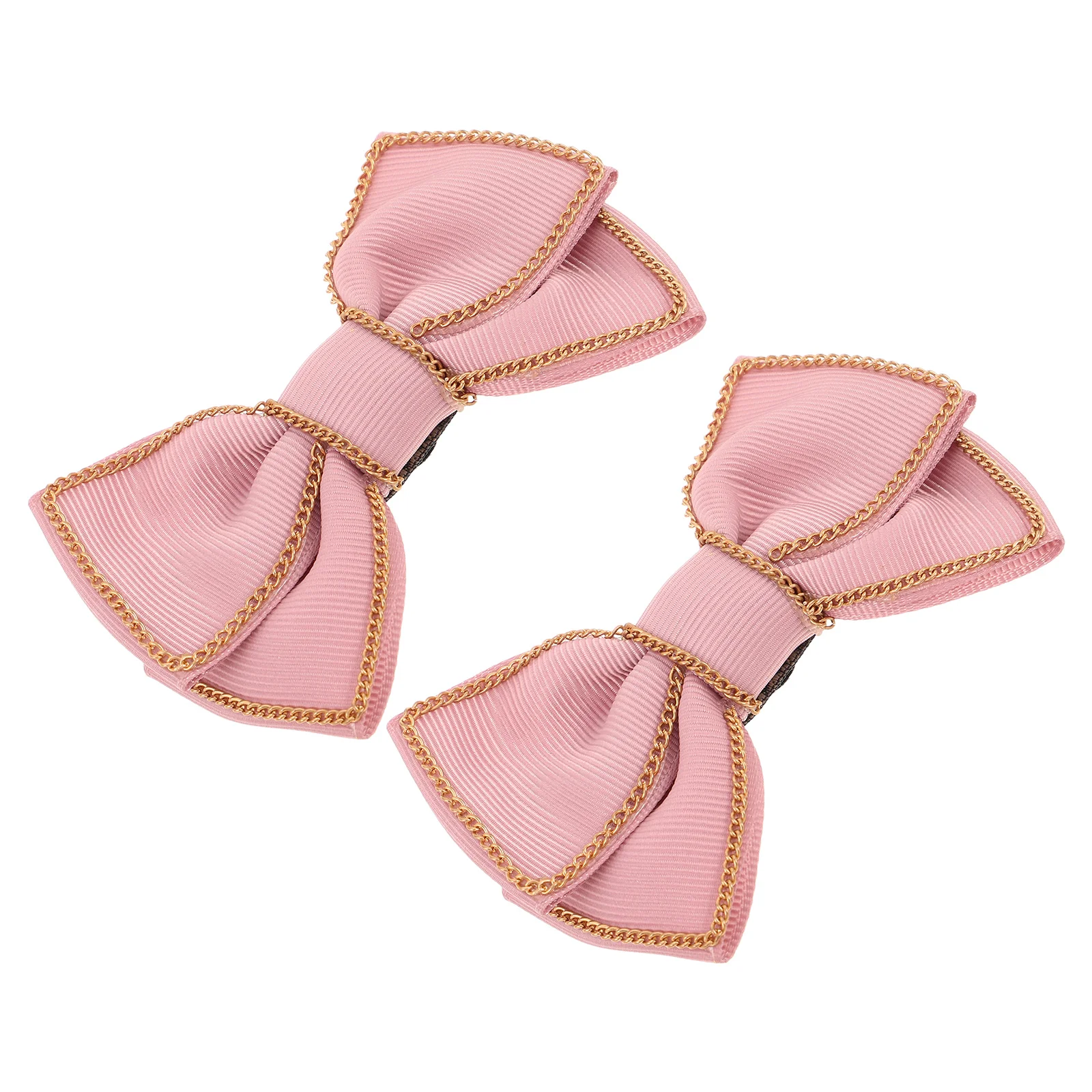 

2 Pcs Bow Shoe Buckle Heels Bride Charms Grace Clips for Shoes Bridal Buckles Metal Drill on Bows Knot Accessory