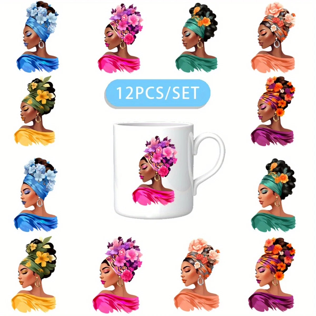 12PCS/SET African W…