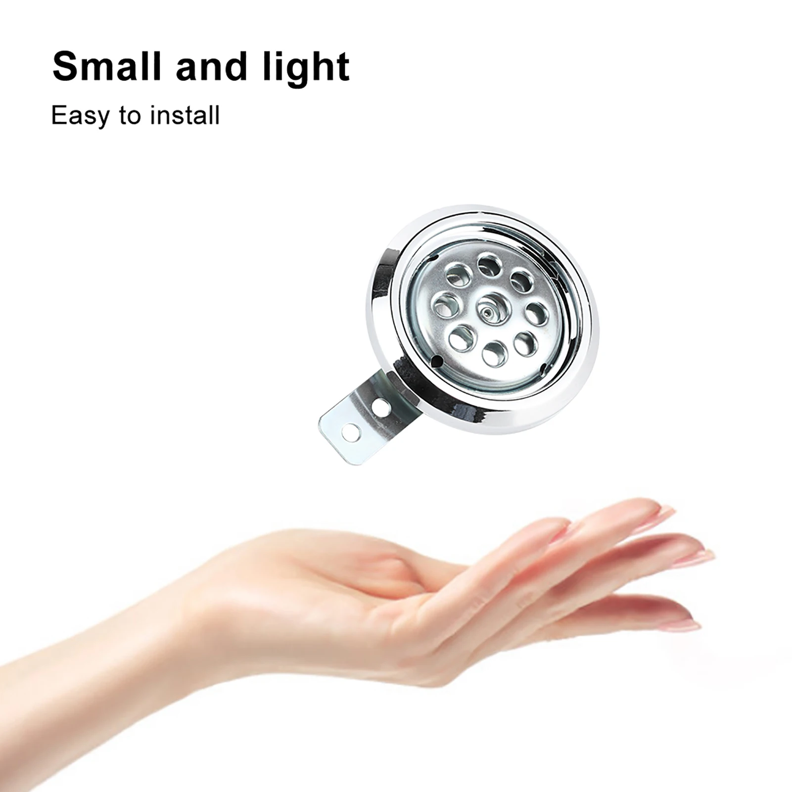 العالمي للدراجات النارية القرن 12 فولت 105dB مقاوم للماء 85 مللي متر مع العسل كروم غطاء بصوت عال دراجة نارية القرن دراجة نارية الملحقات