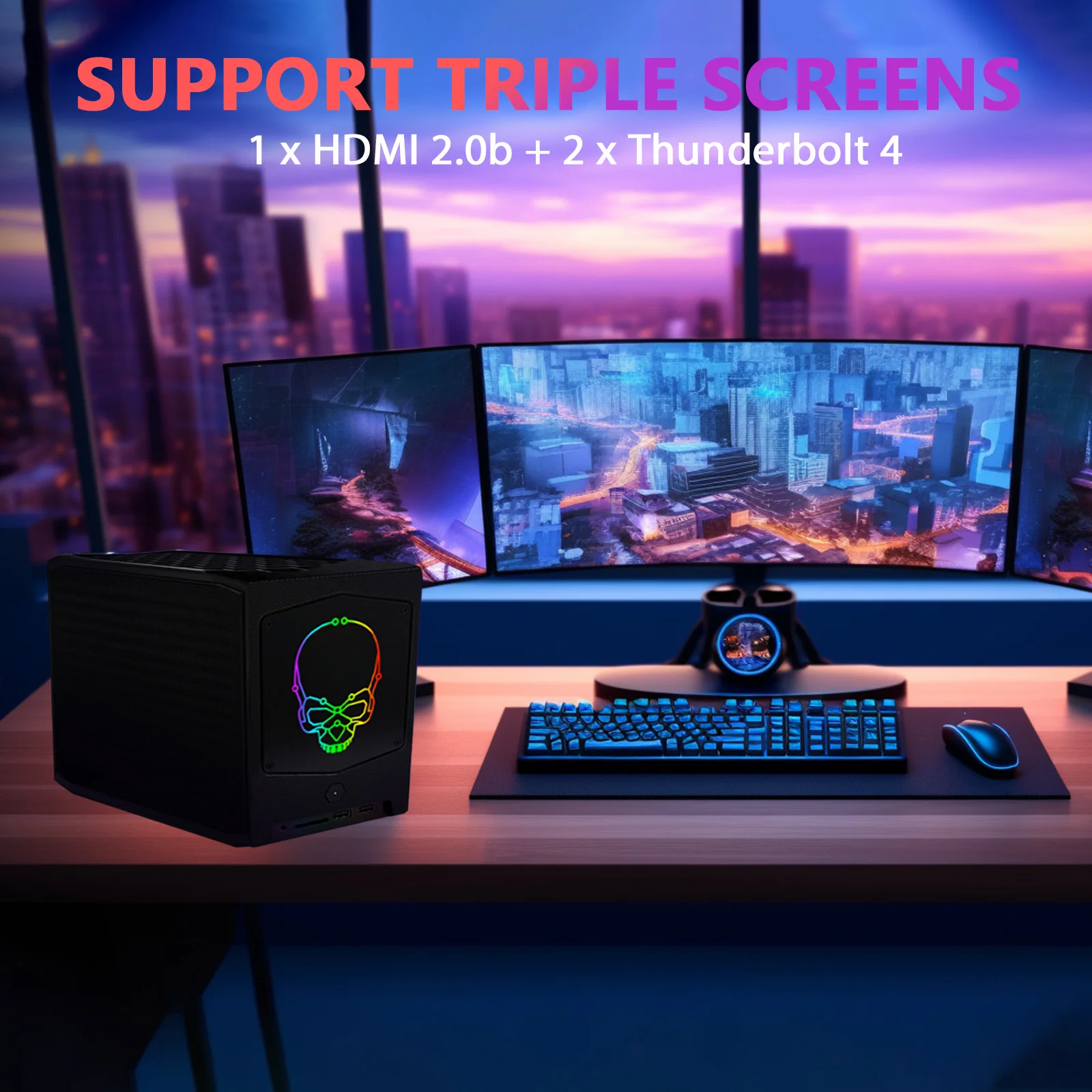 Procesador Intel NUC 11th NUC11BTMi7 Core i7-11700B 4,8 GHz UHD gráficos Mini PC ventana 11 Thunderbolt 4 WiFi 6E Bluetooth 5,2