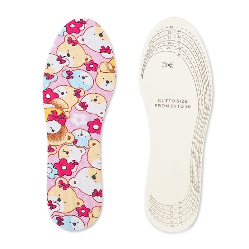 Kids Insoles Shoe Inserts Breathabe Massage Children Inner Soles Cushion Pads