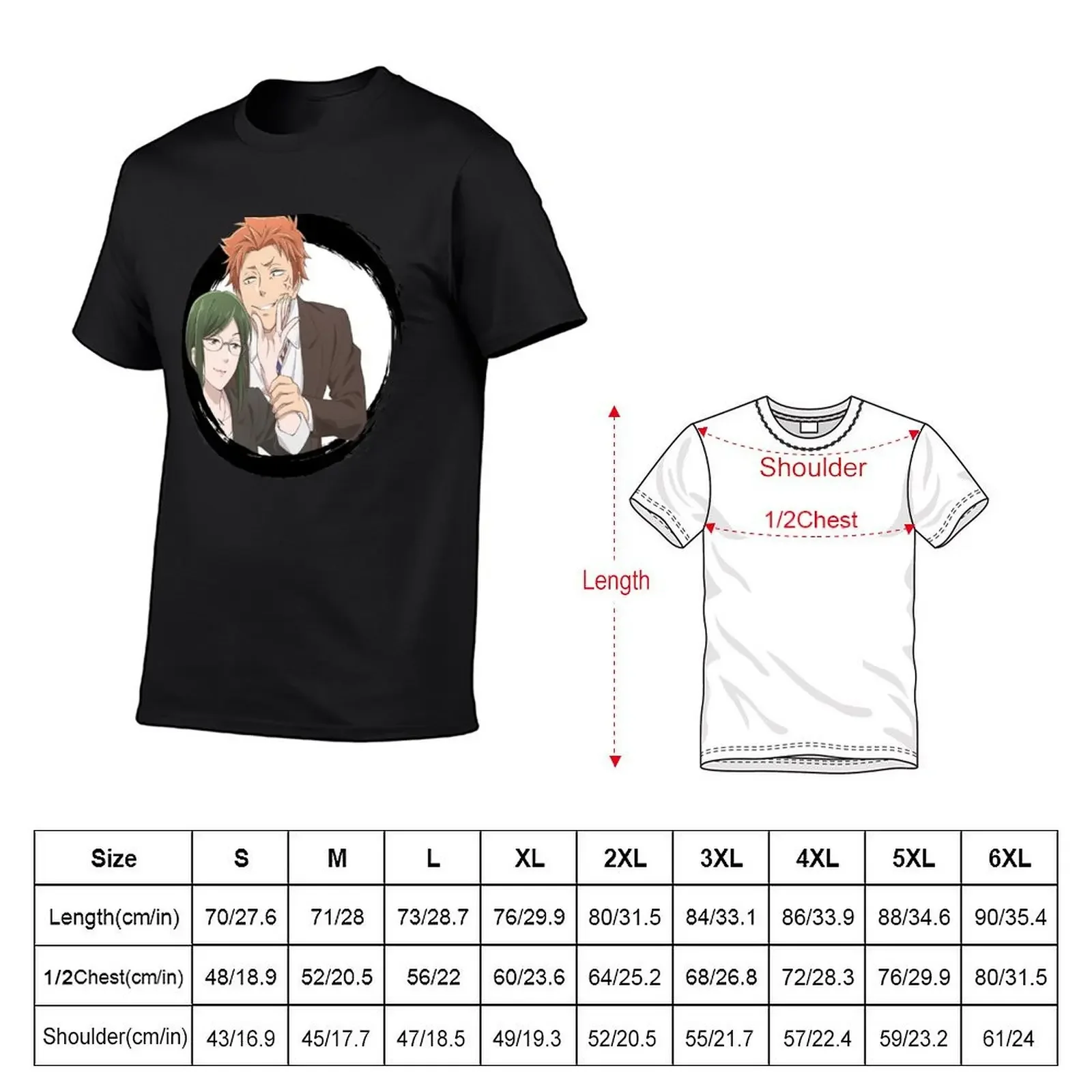 Hanako and taro, Wotakoi T-Shirt plus sizes shirts graphic tees anime stuff t shirt for men