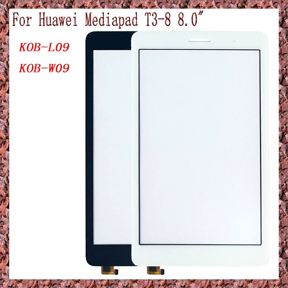 AAA For Huawei Mediapad T3-8 T3 8.0 T3 8 KOB-L09 KOB-W09 Touch Screen + OCA LCD Front Glass Panel Replacement