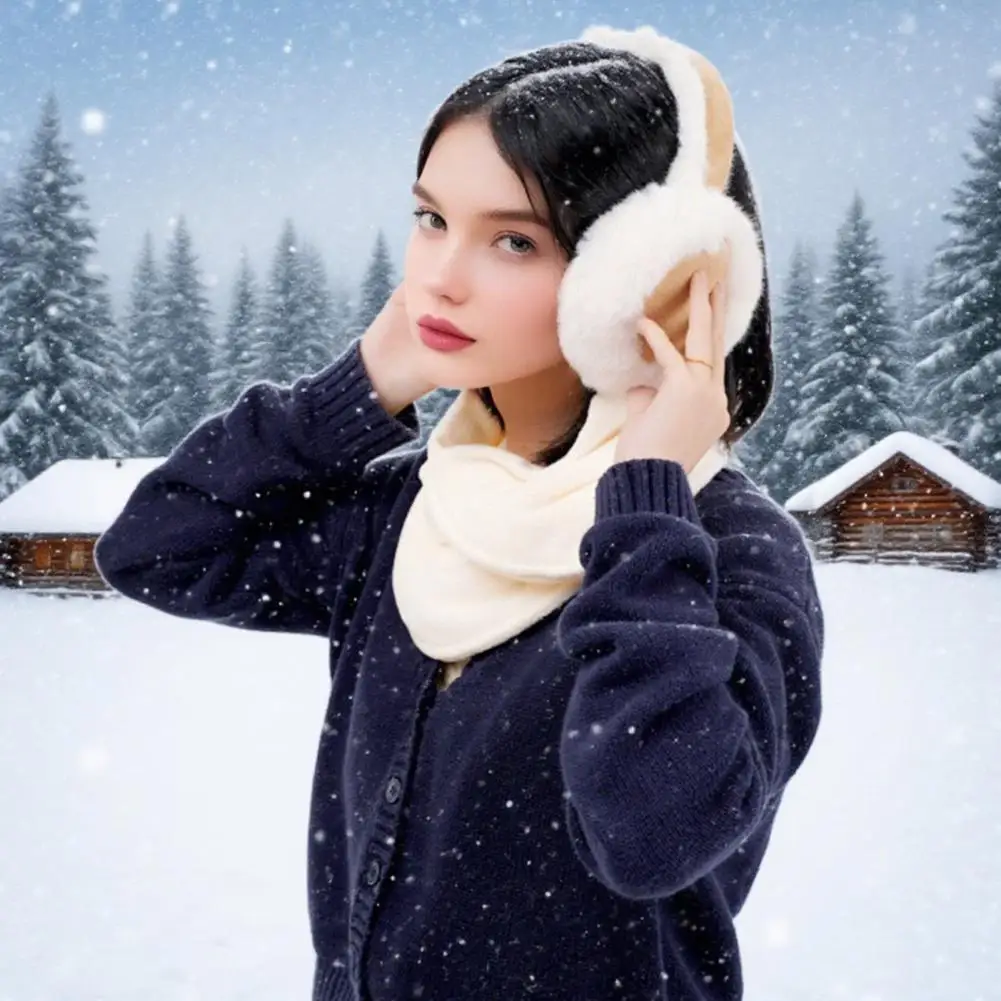 Comodi paraorecchie Comodi paraorecchie invernali da donna Scaldini per orecchie soffici e pieghevoli con morbida pelliccia sintetica Orecchio elegante per le donne