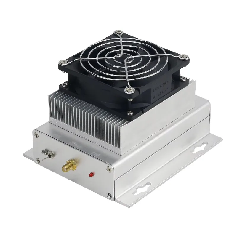 30W RF Power Amplifier 915MHz (850-960MHz) RF Amplifier with Integrated Heatsink Fan