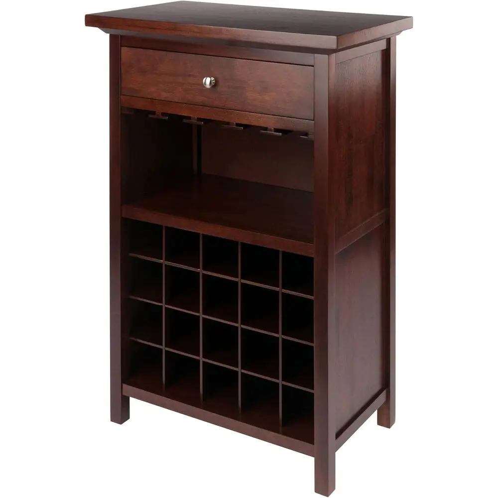 

Walnut-Finish Chablis Wine Storage Cabinet
