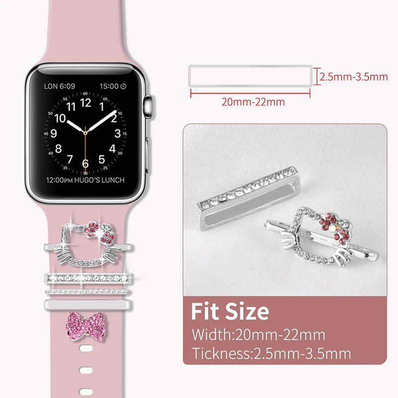Stylish & Whimsical: Decorative Cartoon-Inspired Watch Strap Buckles & Ornamental Loops for Trendy Accessorizing image 6