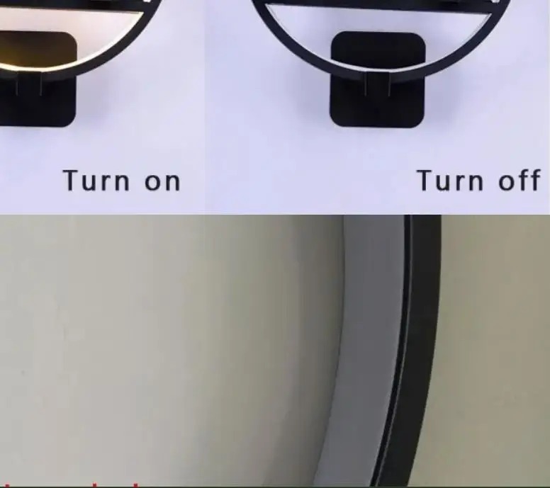 

New Design 12W Black Modern LED Wall Lamp For Bathroom Bedroom LED Sconce Wall Light Home Decoration Mount Wall Lighting Fixture