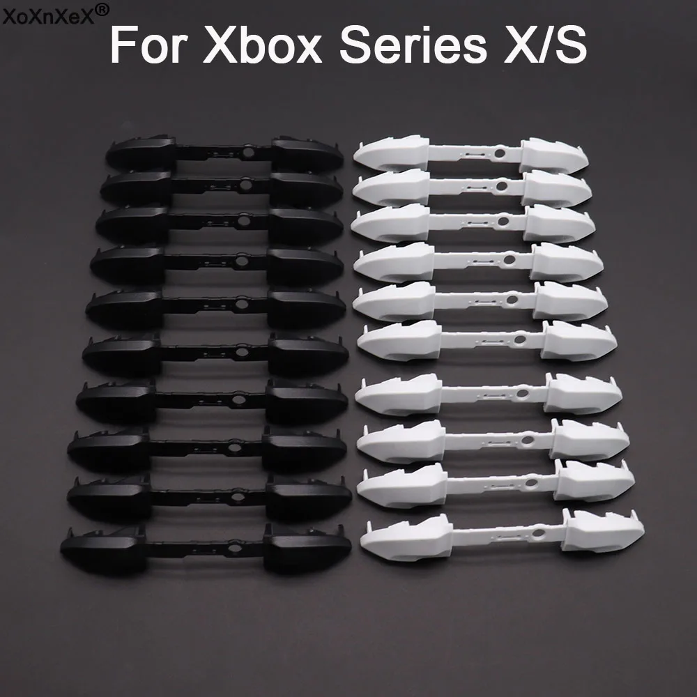 10 Stück Ersatz-LB-RB-Tasten für Xbox Series X/S Controller, Schwarze Schultertasten, Reparaturteile