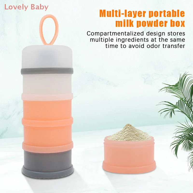 

Portable Protein/Milk Powder Box Food Container Storage Feeding Boxes Fitness Supplement Bottle Baby Food Storage Box
