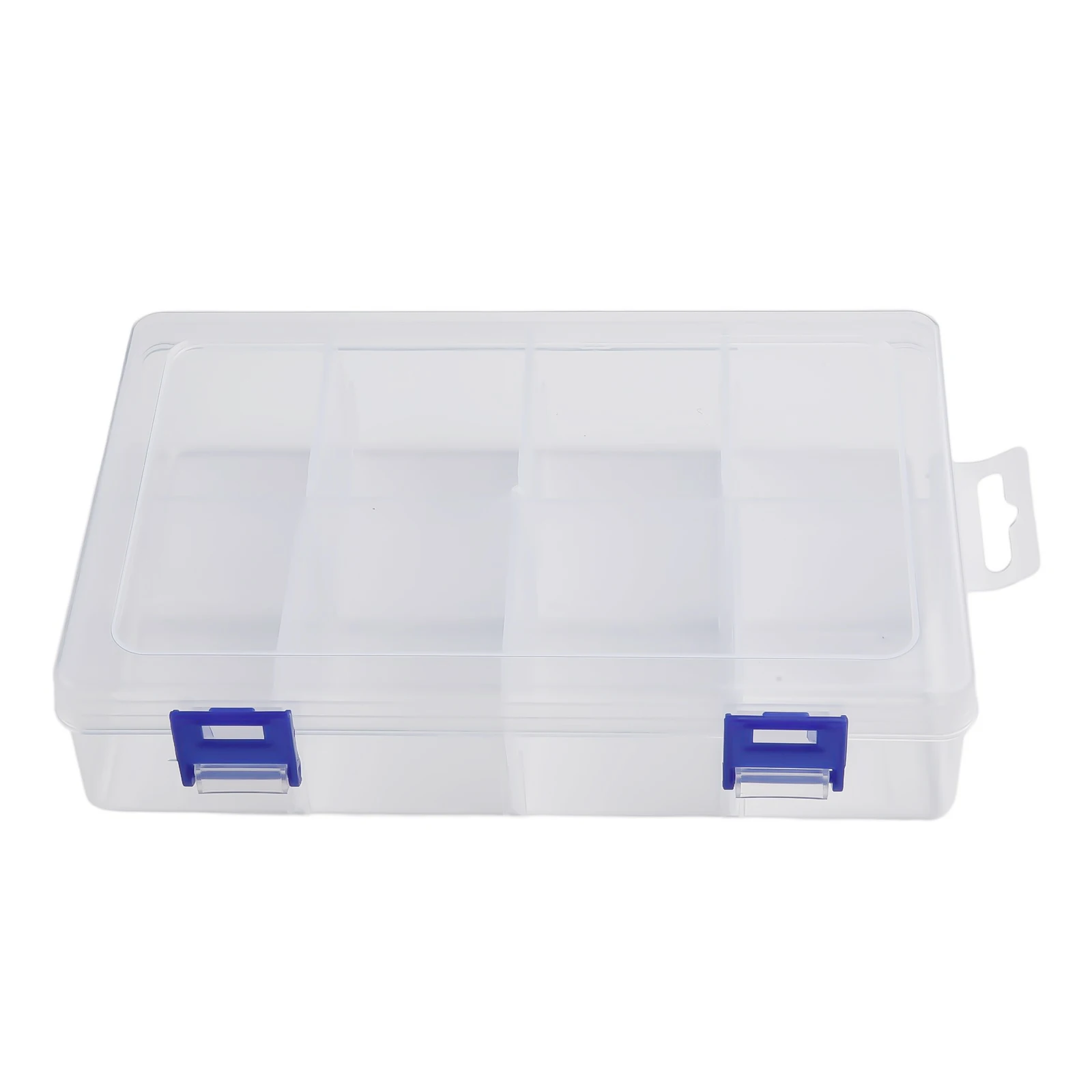 Transparent Storage Box Adjustable 8 Grids Compartment Plastic Storage Box Screw Holder Case Tools Packaging For Organizing
