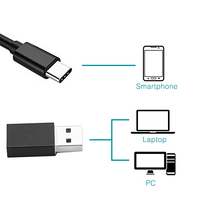 5.5mm/7mm Lens Android Endoscope 3in1 USB Inspection Borescope Camera IP67 Waterproof for Android Phones PC Industrial Pipescope