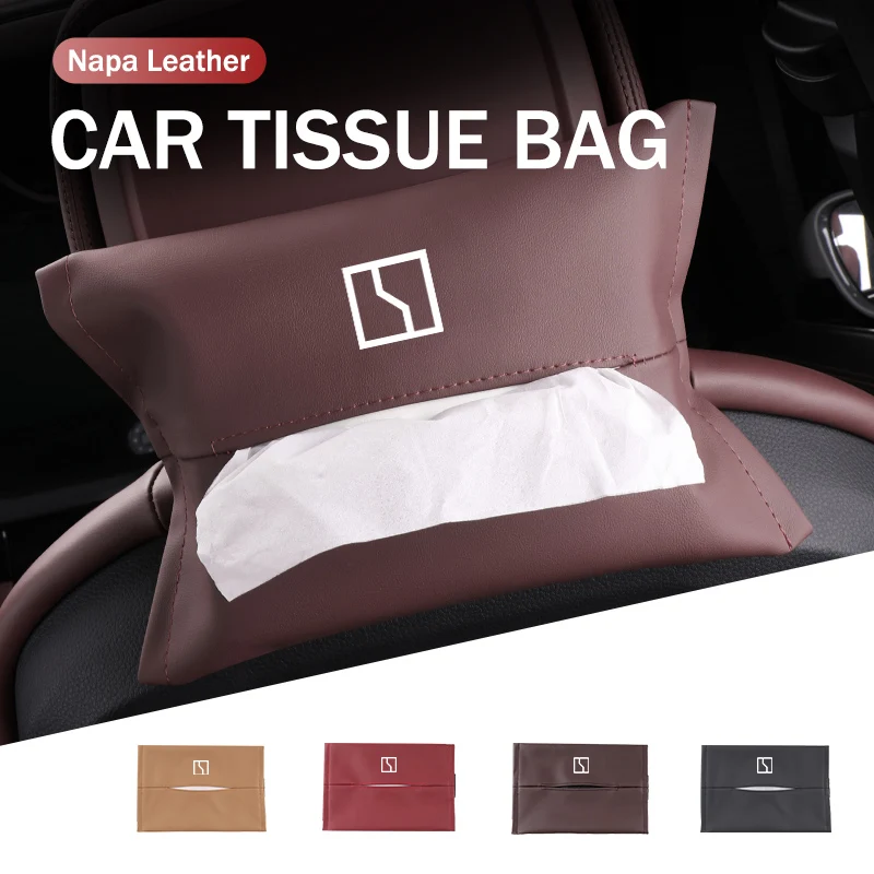 

For Zeekr Car Tissue Box Backrest Armrest Box Sun Visor Paper Bag 001 009 2022 2023 2024 X EV 2021-2023 Krypton