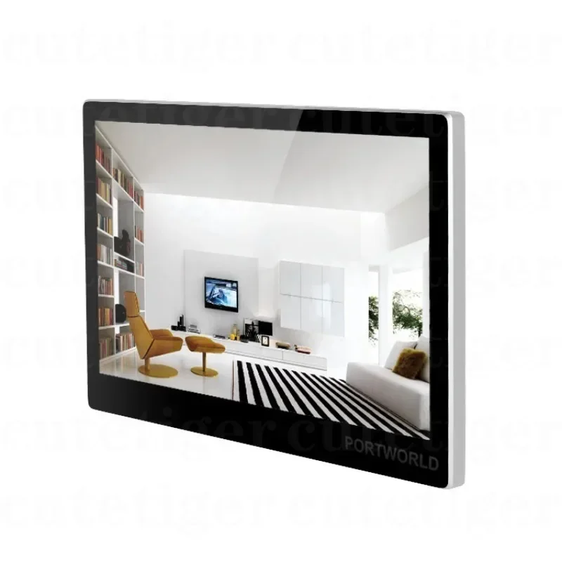 For YC-SM10P Smart Home Automation 10 Inch IPS Touch Screen Landscape Display Android AIO POE Tablet Inwall Mount