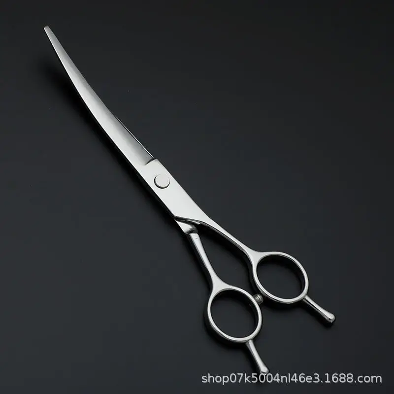 Pet Grooming Scissors Dog Hair Tool Set Professional Trimming Scissors Bent Scissors  Haircutting Pet Clippers