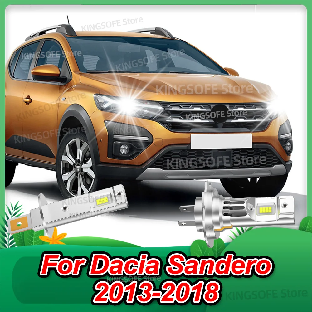 

2/4Pcs 50000LM LED Headlight Bulbs Turbo Auto Lights Lamps 12V For Dacia Sandero 2013 2014 2015 2016 2017 2018