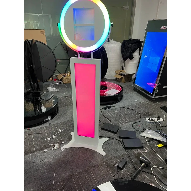 

(Sea shipping) cross-border 12.9 inch Photobooth Machine With Light Photo Booth Shell For Even