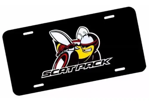 Scat Pack Aluminium License Plate Highest Quality For All Vechicles Aluminum