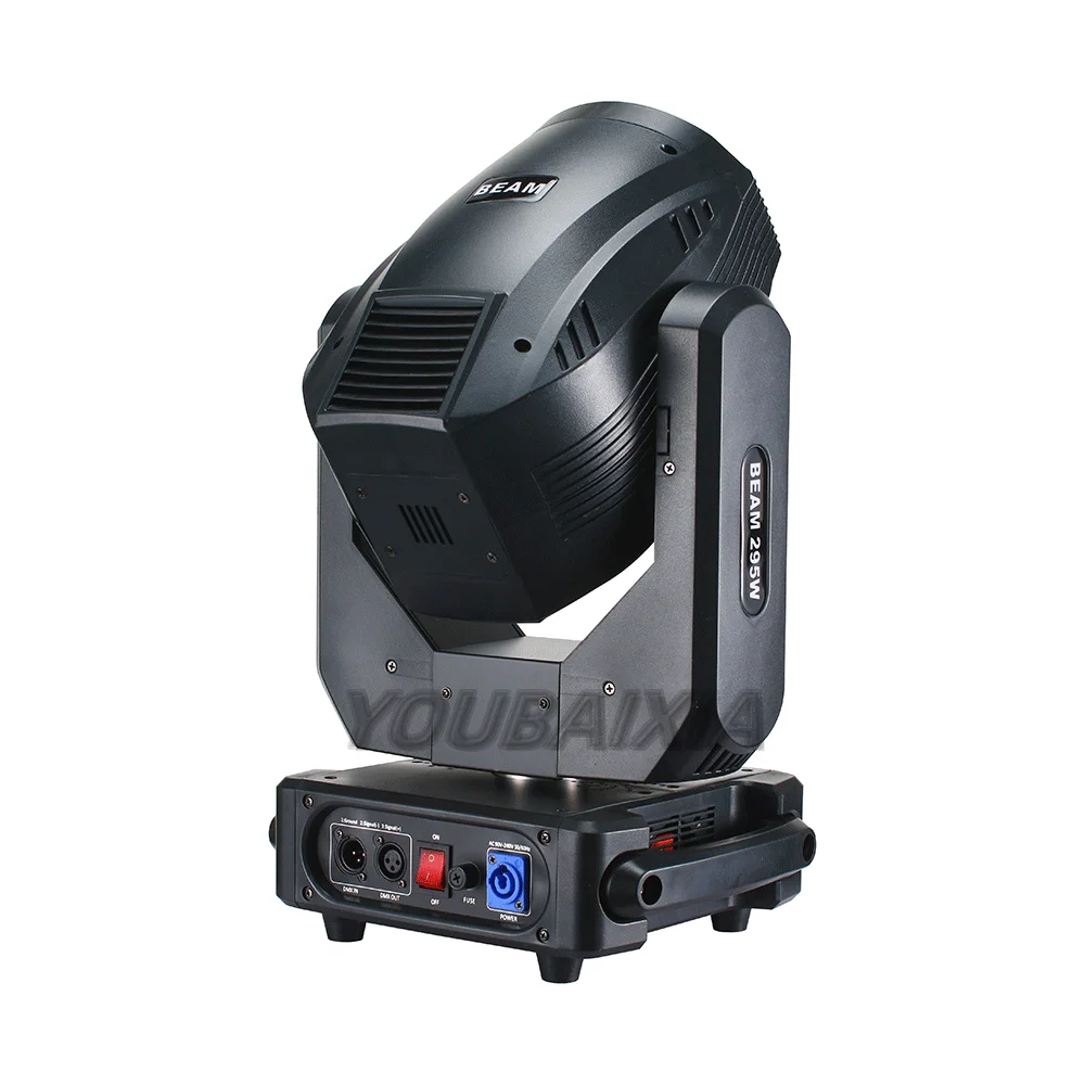 295 واط 14R LED شعاع رئيس المحمول واه التكبير شاربي 16 قنوات biprism عالية الطاقة DMX ضوء DJ المرحلة بار ديسكو حفلة موسيقية