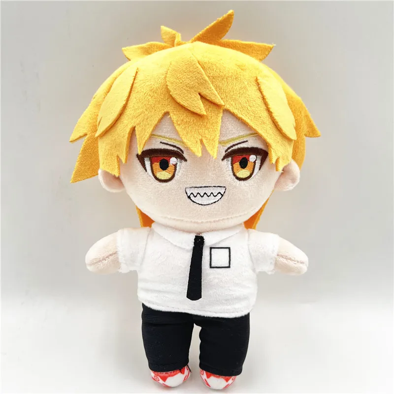 Cute Chainsaw Man Plush Makima Power Denji Aki Hayakawa Quanxi Soft Stuffed Dolls Anime Characters for Fans Kids Birthday Gift