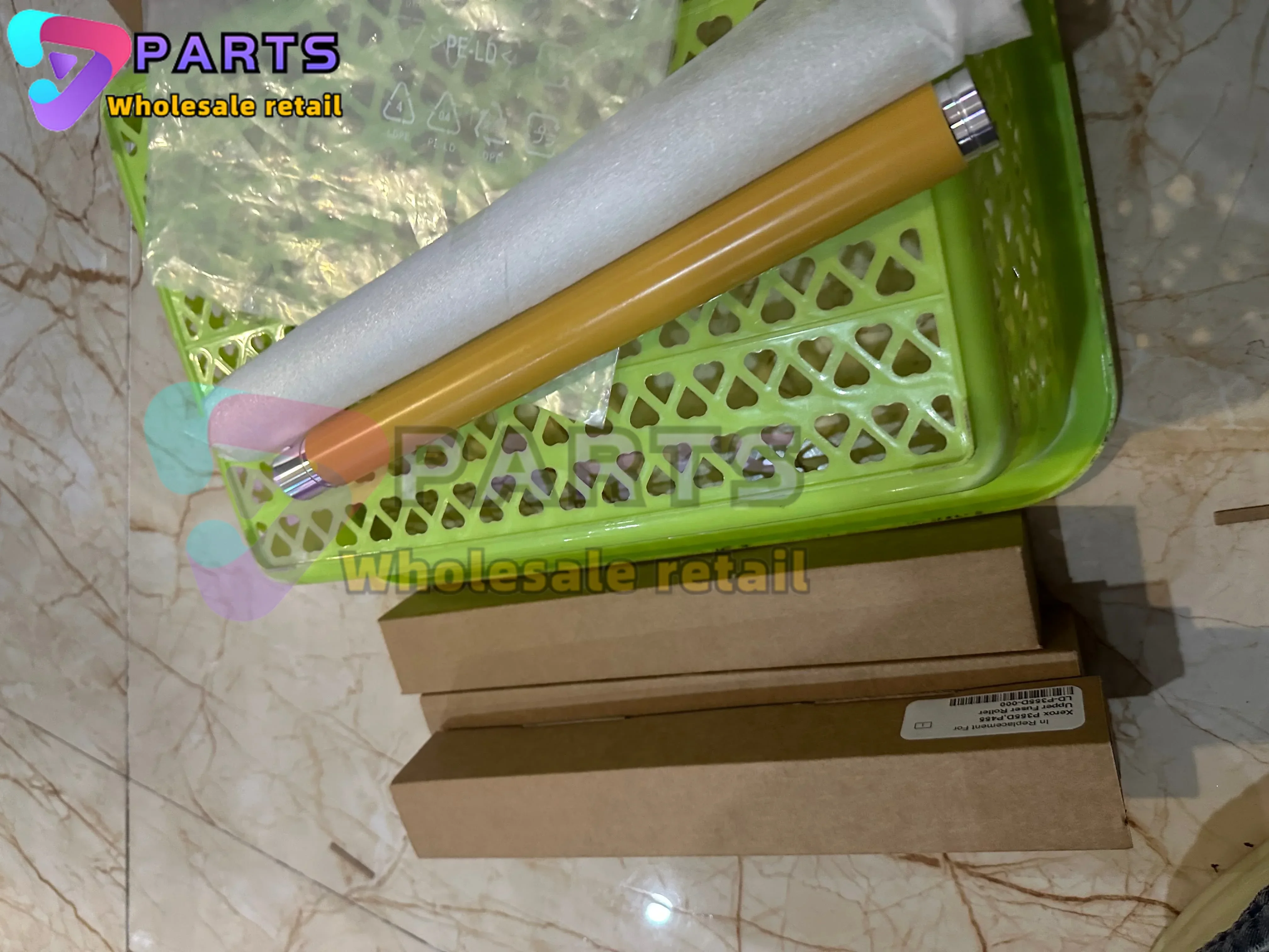 1pcs Grade A Compatible new support for Xerox P355 P455 P 355 455 Upper Heater Fuser Roller